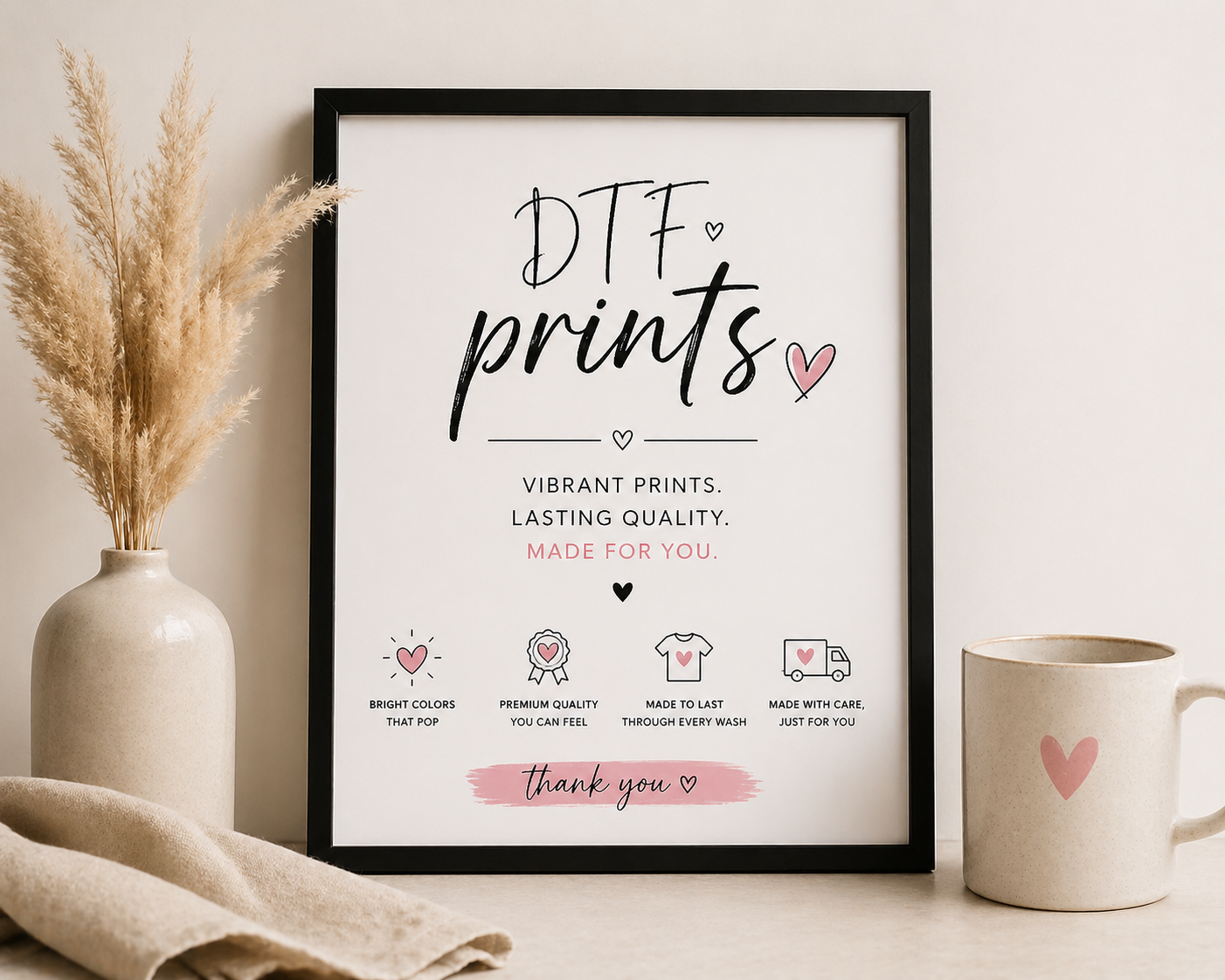 Custom prints preview